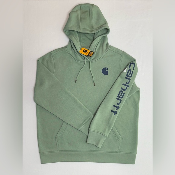 Carhartt Tops - Carhartt Women's Relaxed Fit Hoodie Jacket, XL, ‘Jade Heather’ Green, Midweight